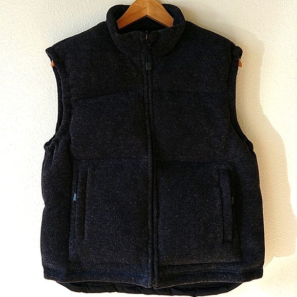 {PART TWO} Jackets & Blazers - PART TWO Copenhagen Reversible Black Down Puffer Vest Canvas & Fleece M